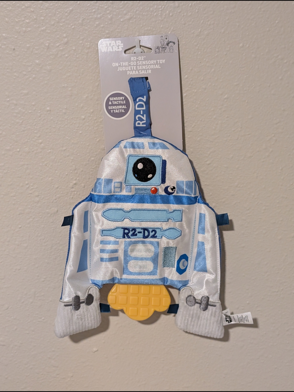 Star Wars R2-D2 Sensory Clip Toy - White, Blue & Yellow